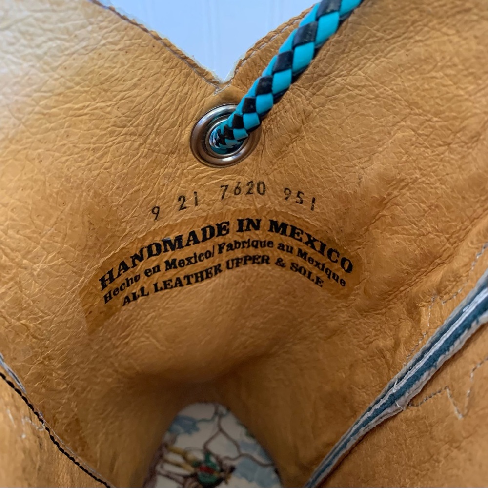 Turquoise Roper Boot Bag - NWT - Picture 6 of 7
